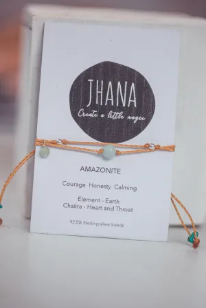 AMAZONITE CRYSTAL BRACELET