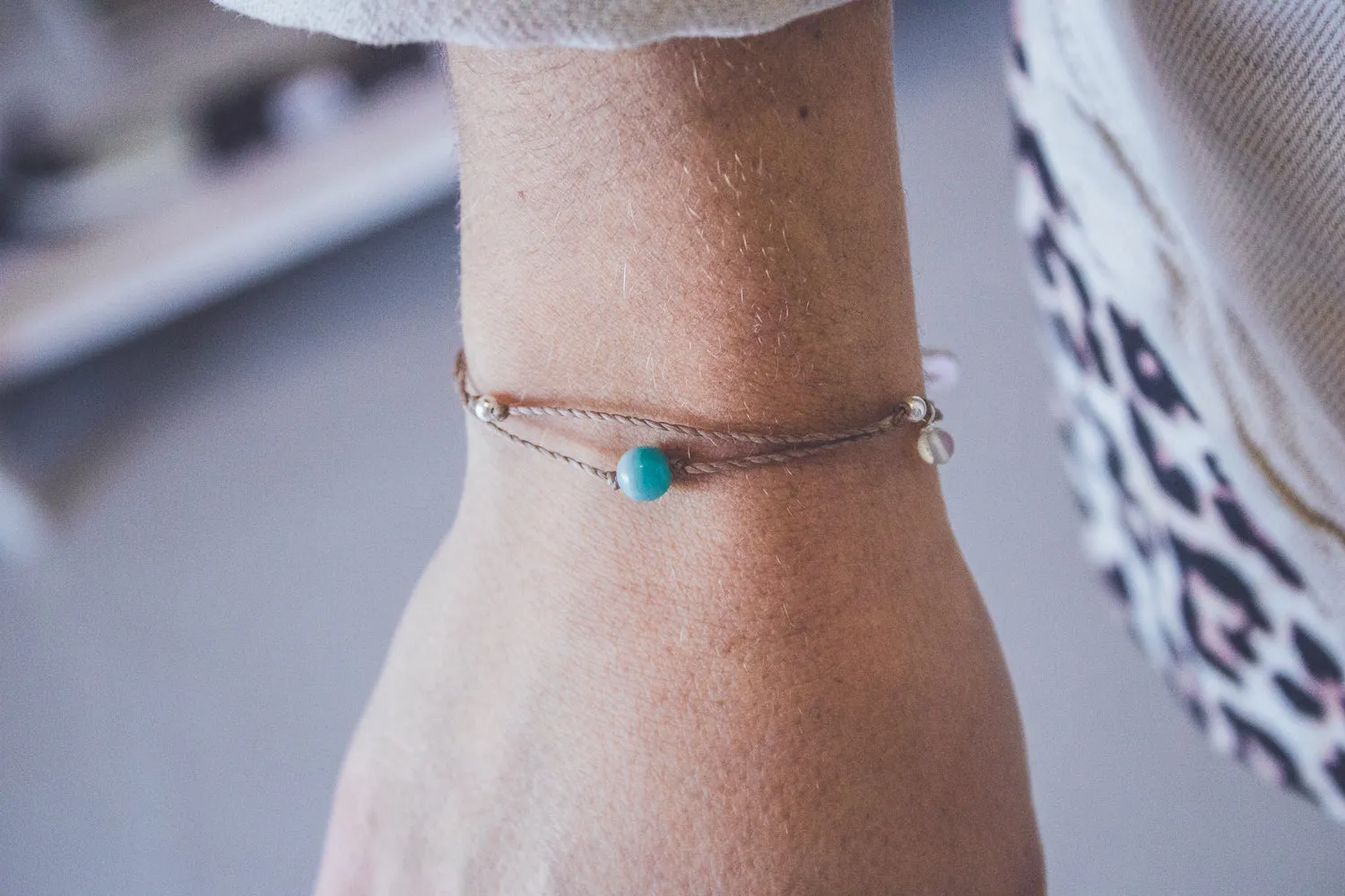 AMAZONITE CRYSTAL BRACELET