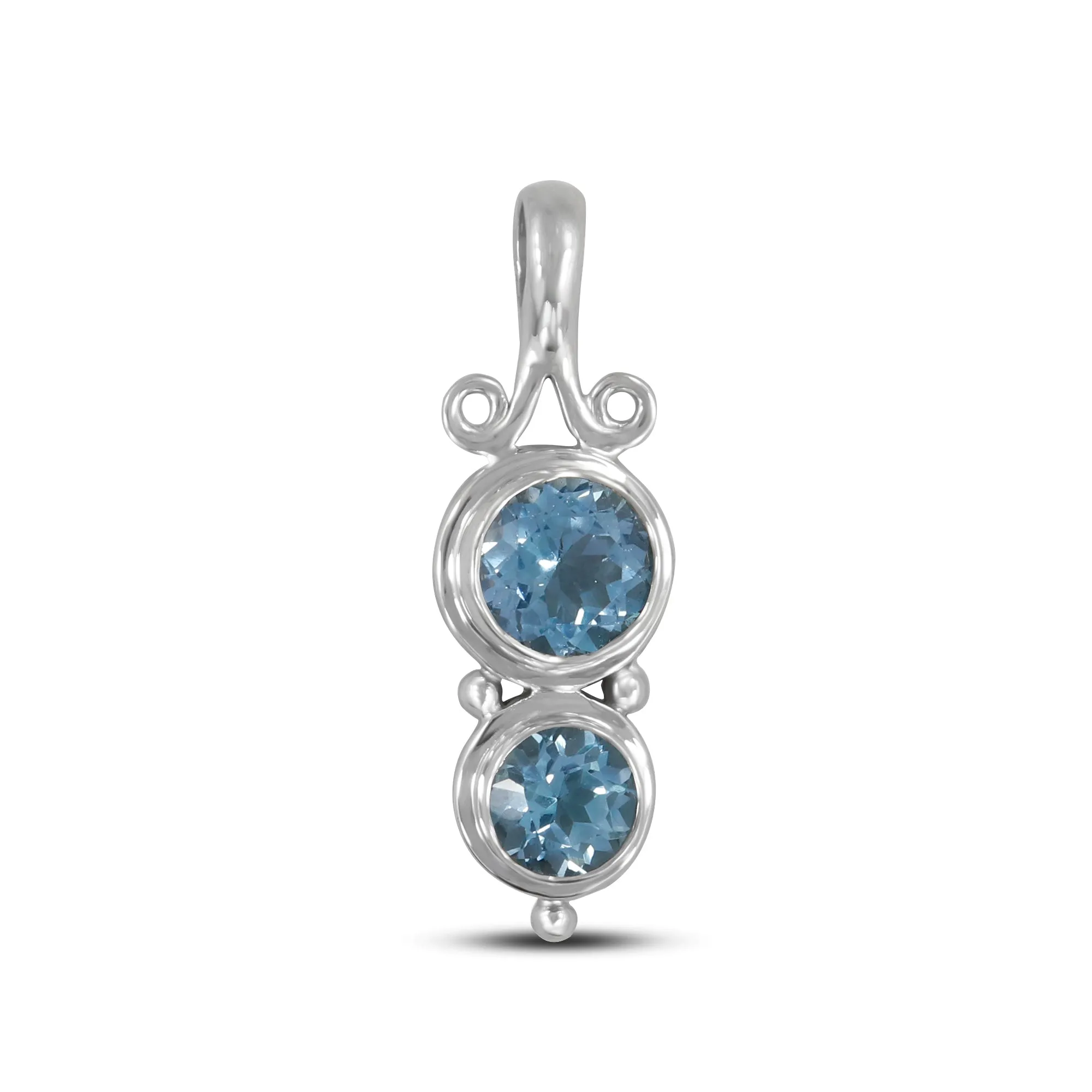 Amethyst Gemstone Silver Pendant