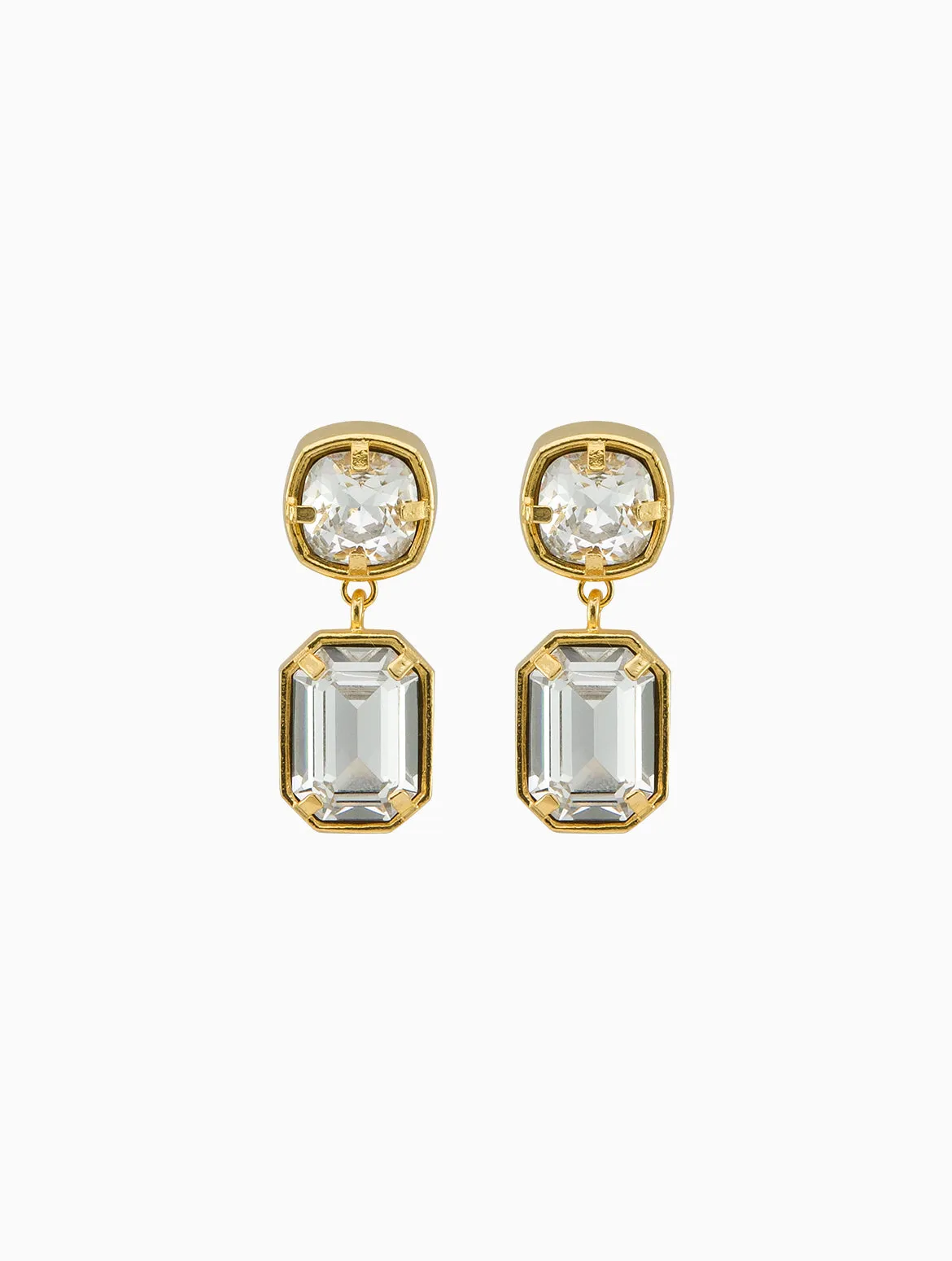 Anne Earrings White