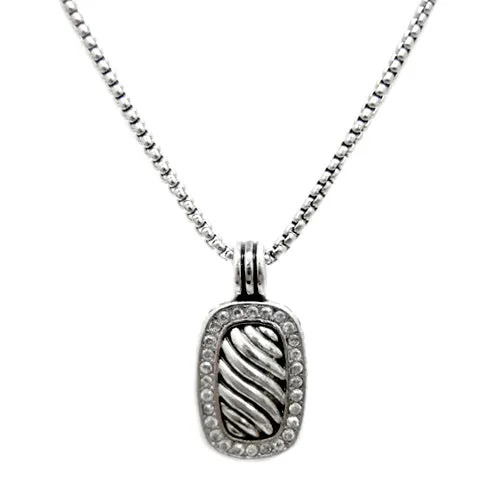 ANTIQUE RHODIUM NECKLACES  #N18266_ANT_ROD (FD24)