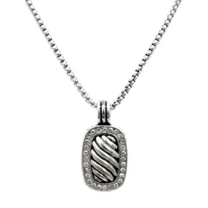 ANTIQUE RHODIUM NECKLACES  #N18266_ANT_ROD (FD24)