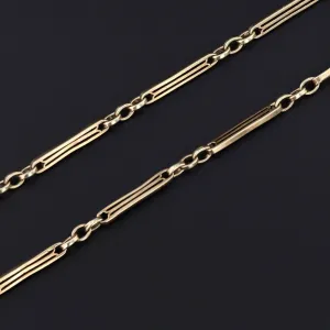 Antique Watch Chain of 14k Gold