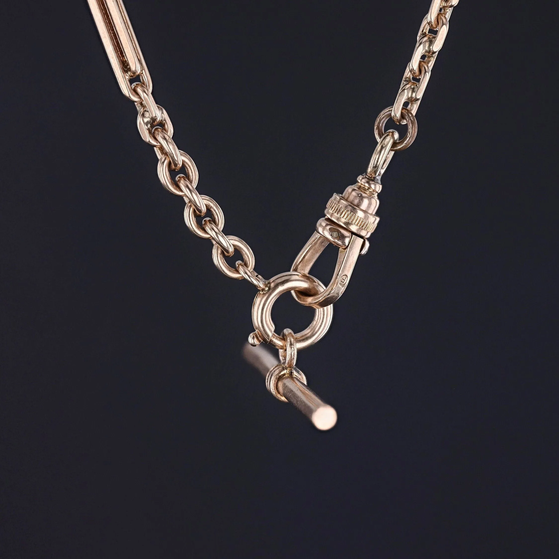 Antique Watch Chain of 9ct Gold
