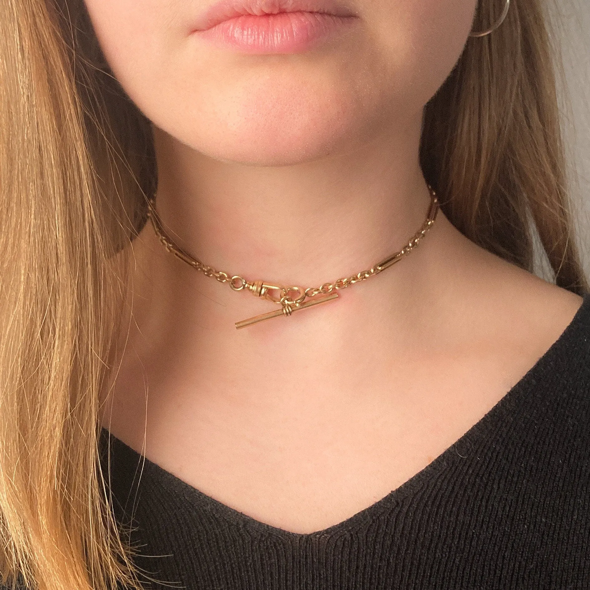 Antique Watch Chain of 9ct Gold