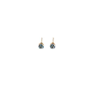 Aquamarine Studs