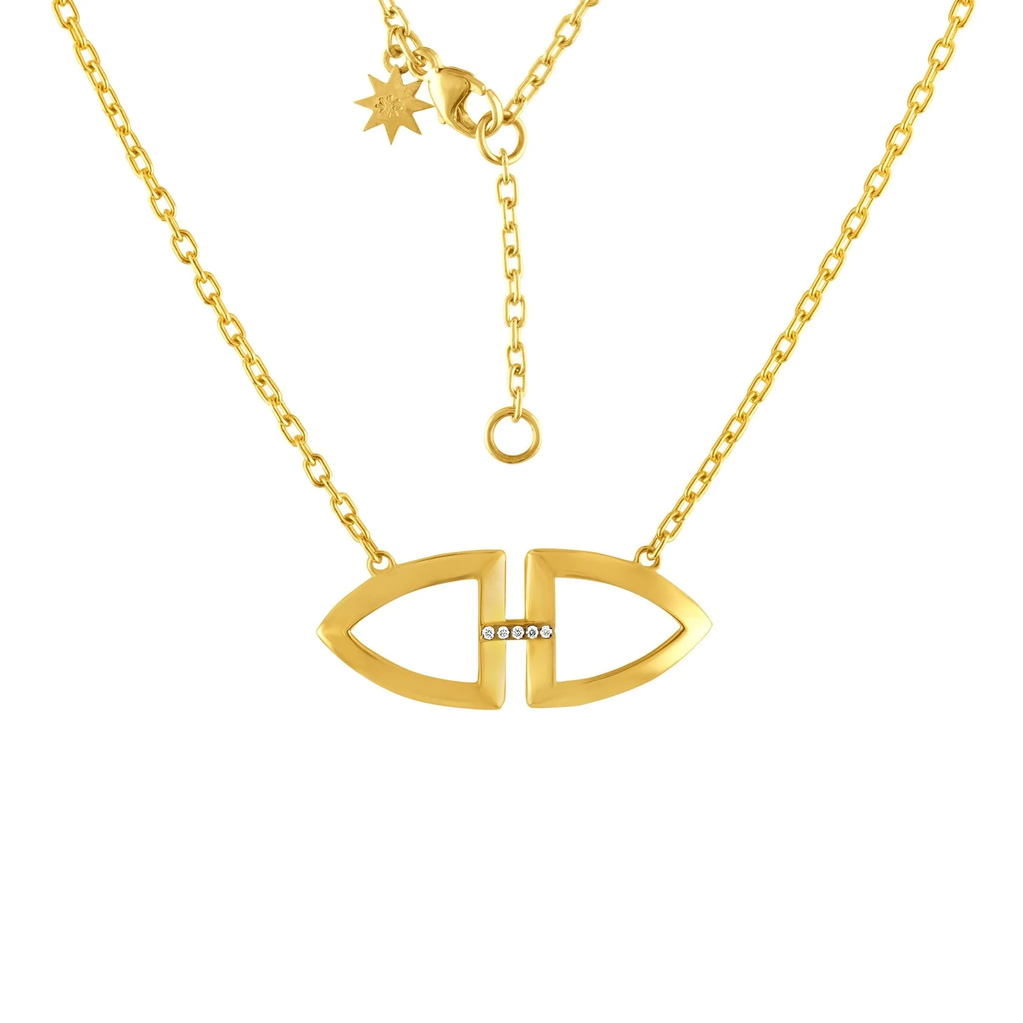 Arch Mini Pendant Necklace