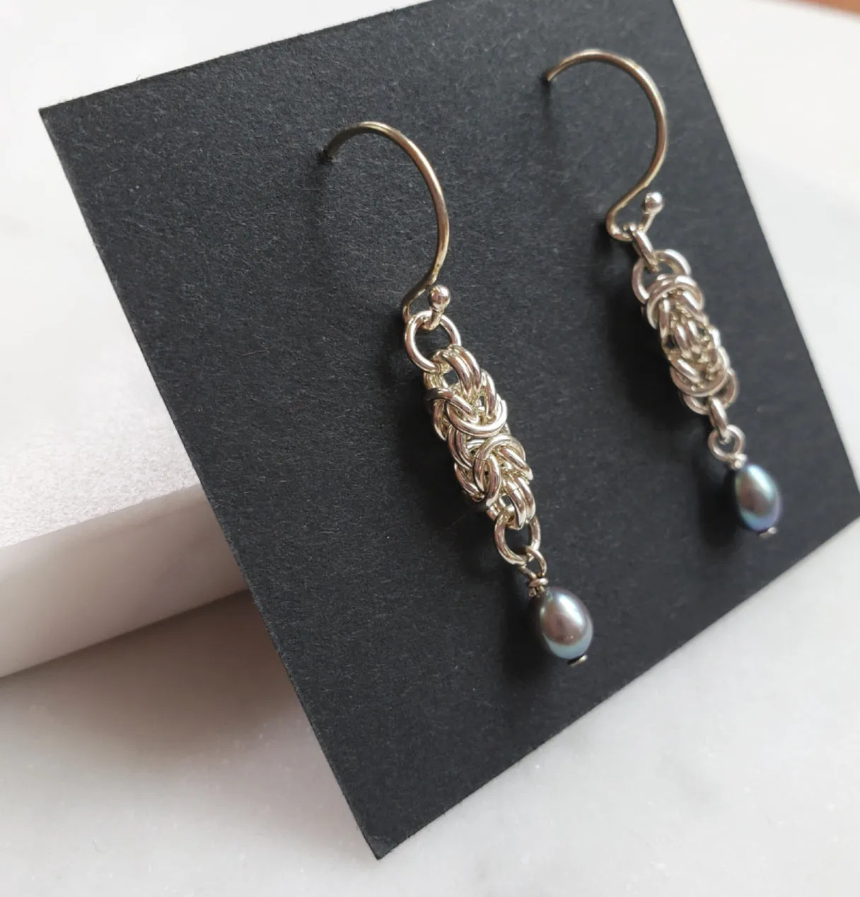 Arzu sterling silver with pearls