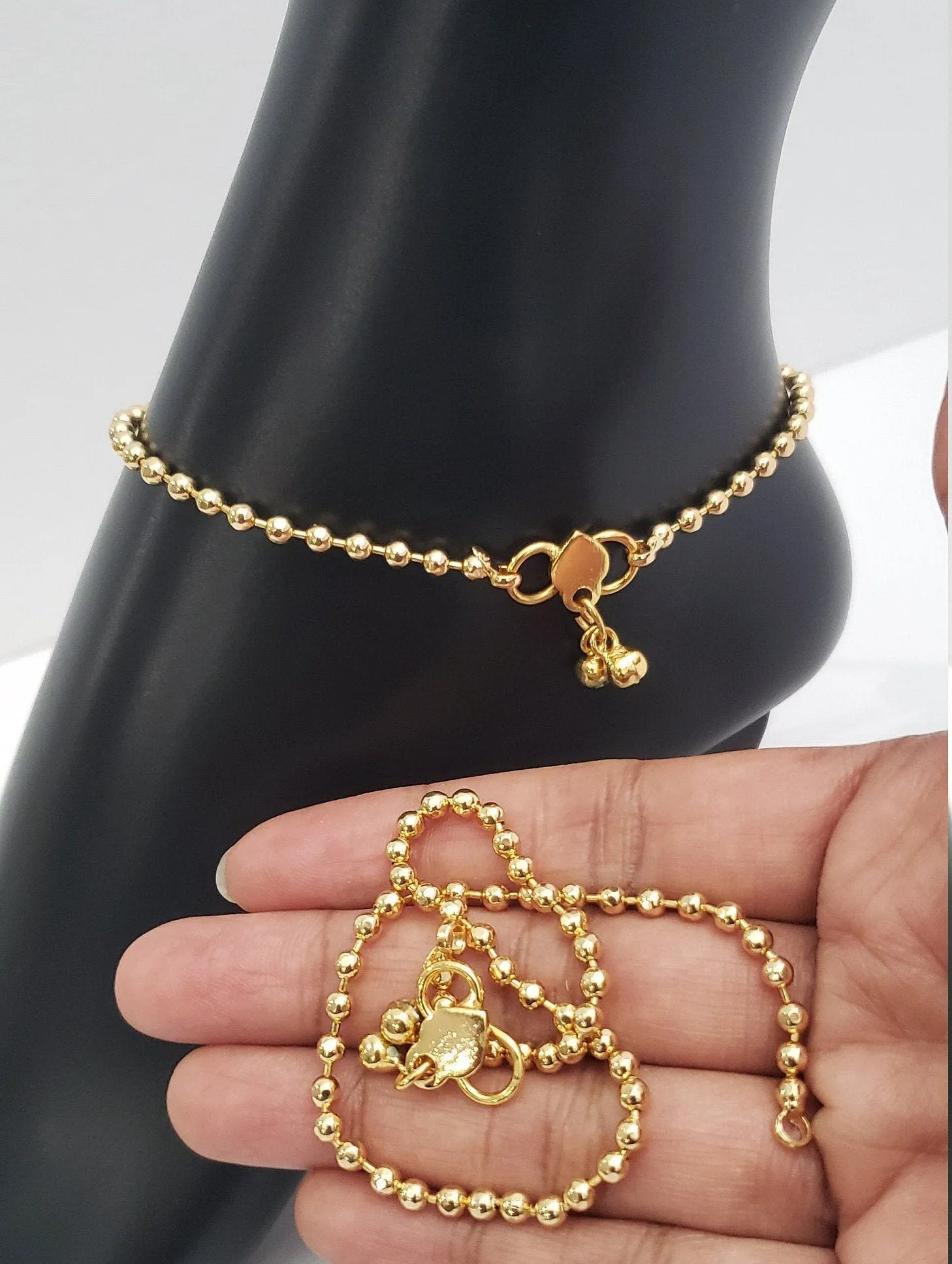 ball pattern Simple Anklets