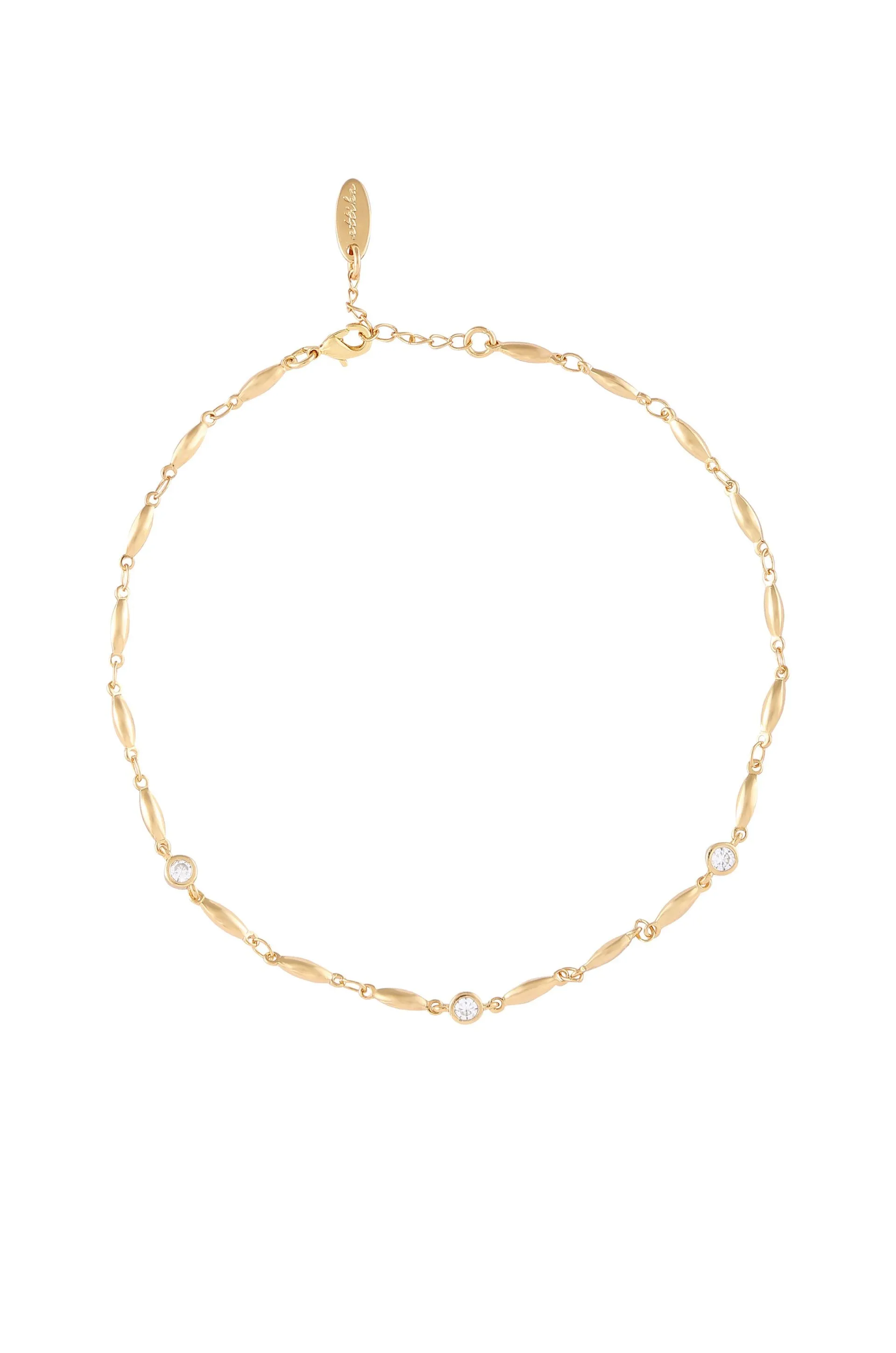 Beachcomber 18k Gold Plated Anklet Set with Shell Beads