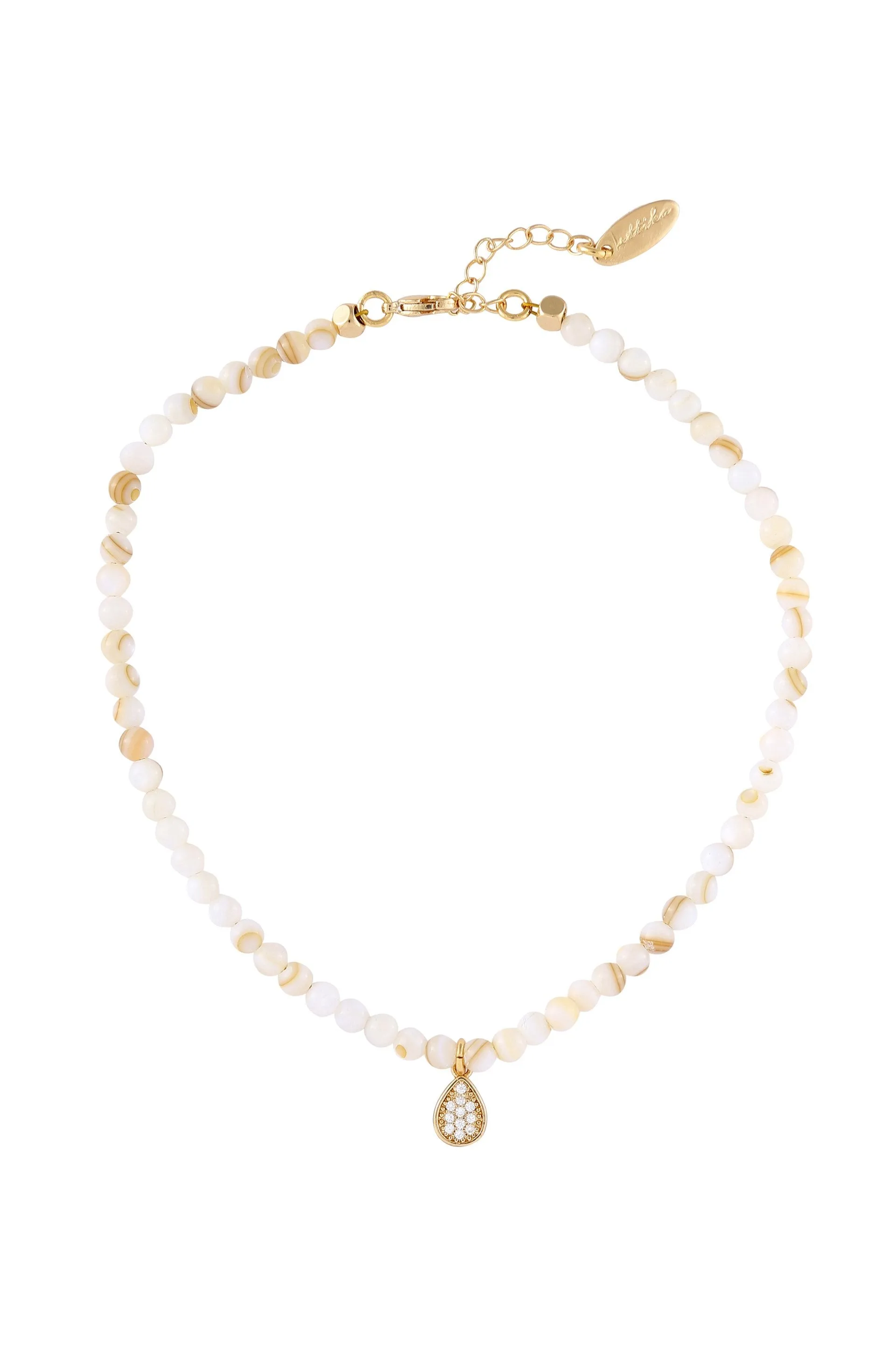Beachcomber 18k Gold Plated Anklet Set with Shell Beads