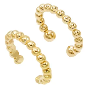 Beaded Ear Cuff Combo Set