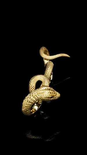 Bespoke | Serpent Ring Twist on 4 Fingers