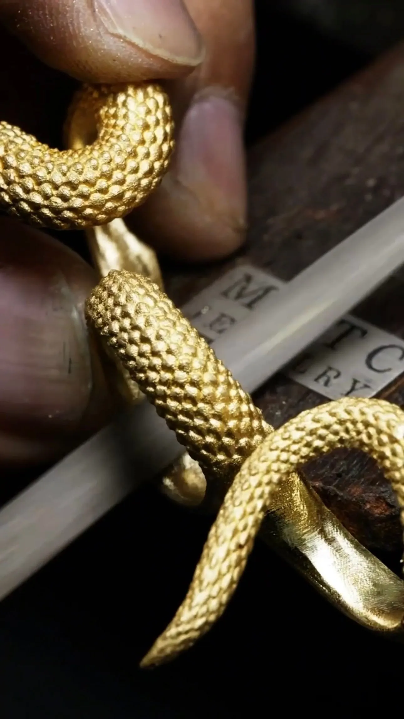 Bespoke | Serpent Ring Twist on 4 Fingers