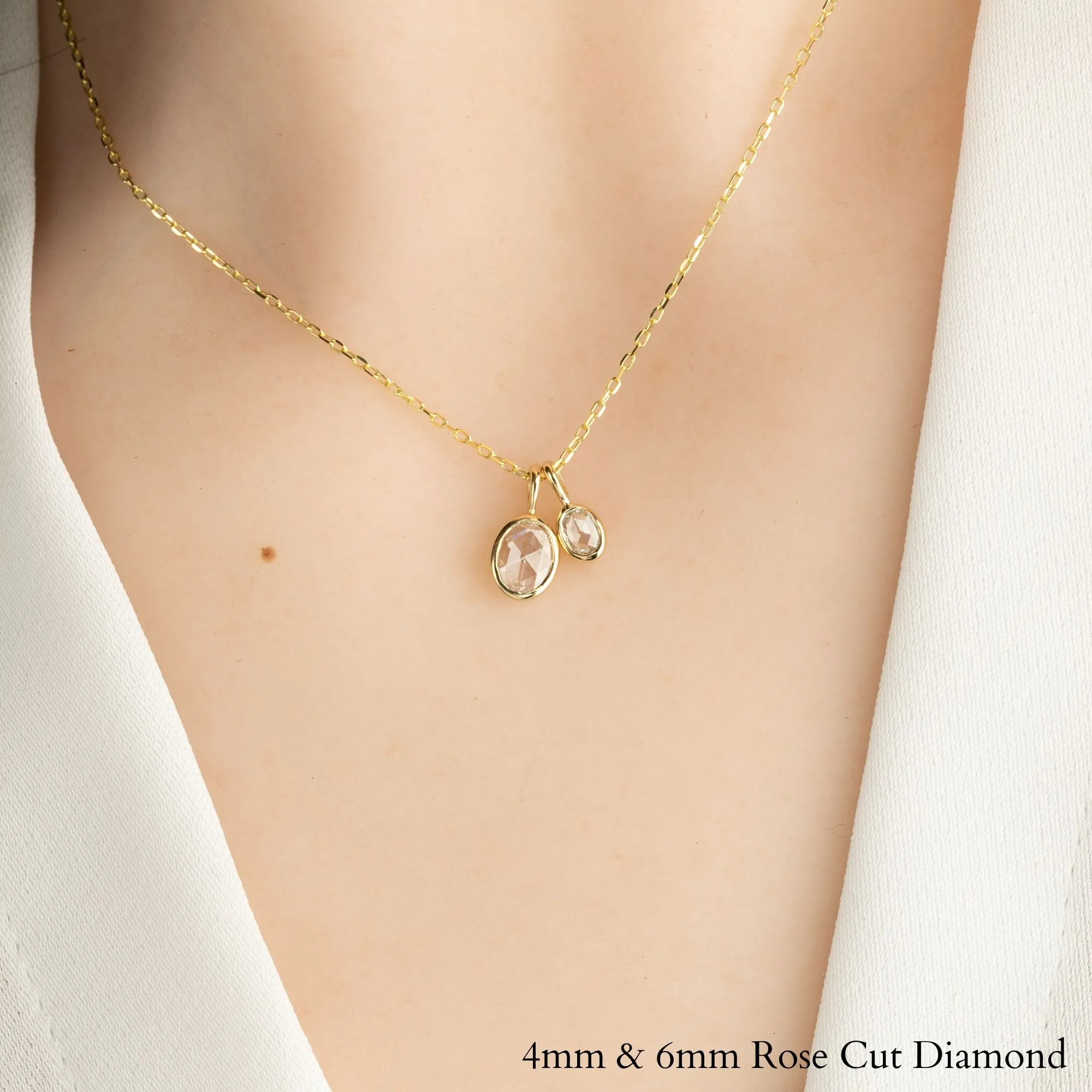 Bezel Set Charm Necklace Setting