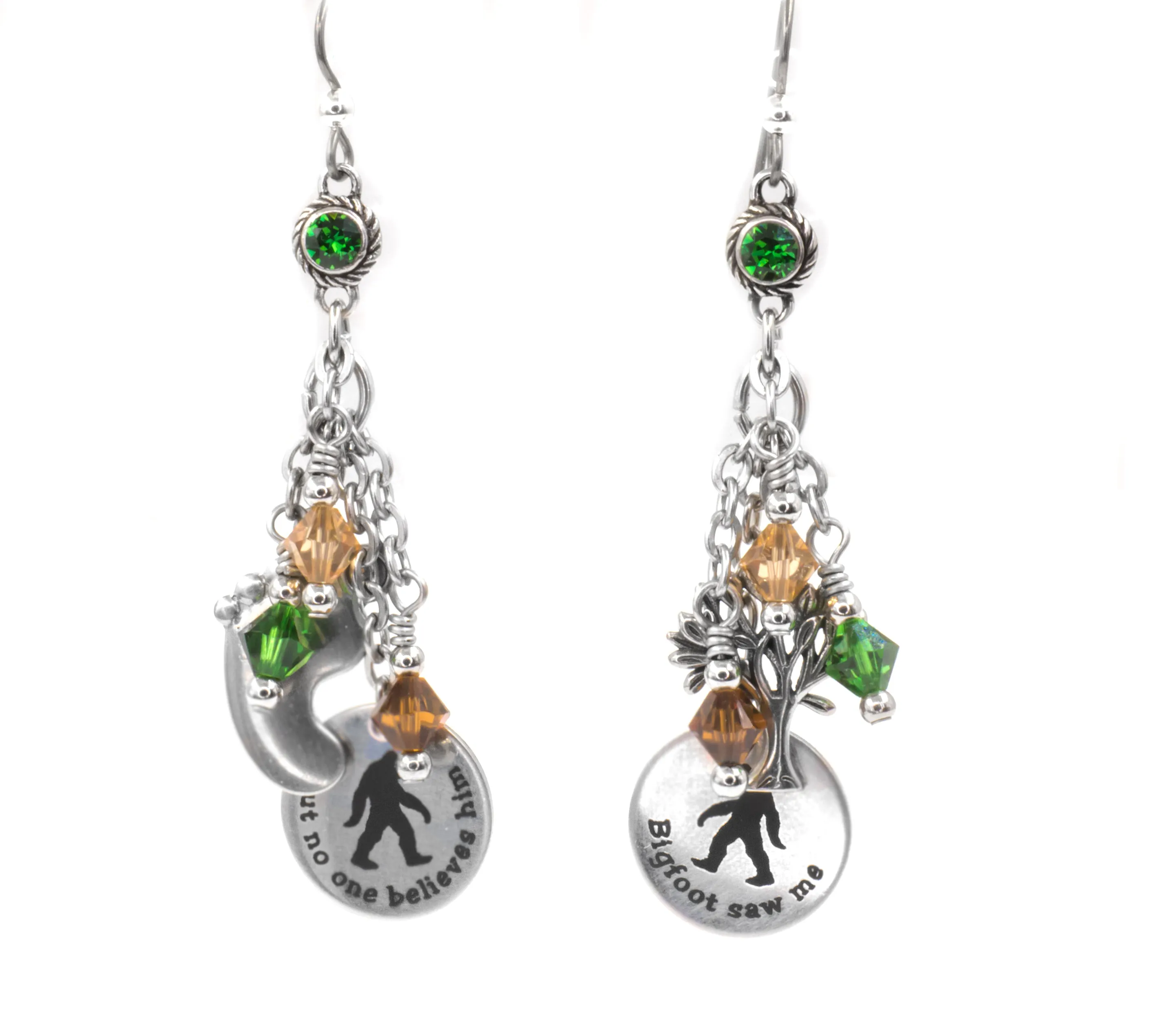 Big Foot Sasquatch Earrings