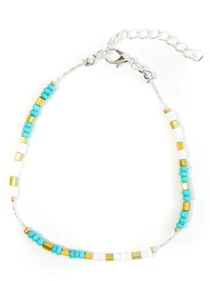 Bohemian Beaded Anklet