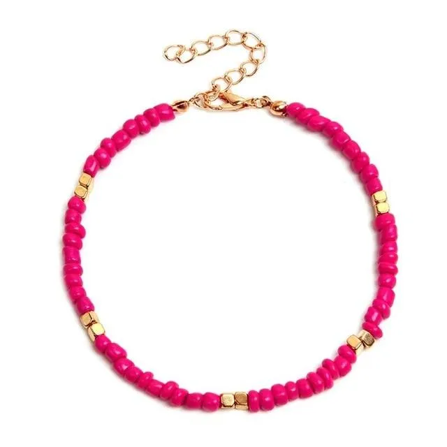 Bohemian Style Adjustable  Anklet