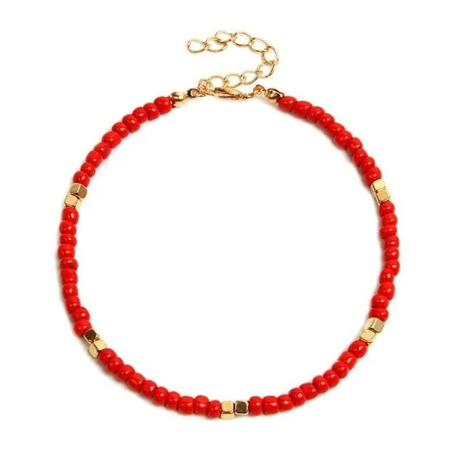 Bohemian Style Adjustable  Anklet