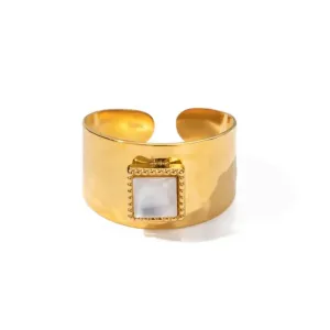 Boho & Mala 18k Gold Ring (adjustable)