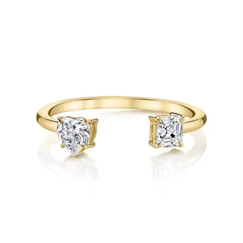 Boho & Mala 18k Gold Ring Sterling Silver (adjustable)