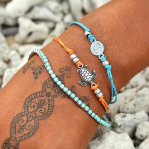 Boho Turtle Bracelet Stack