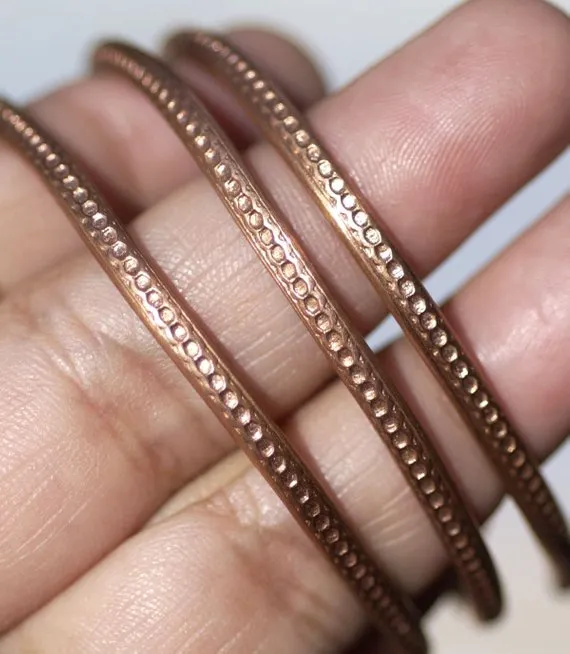 Bracelet or Ring Stock - Geometric Honeycomb - 3mm x 2mm
