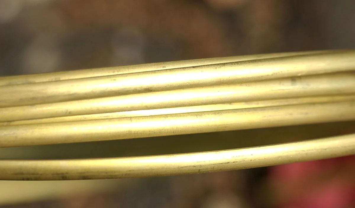 Brass Ring Stock Shank 5.6mm Half Round Metal Wire - Rings Bracelets Pendants Metalwork