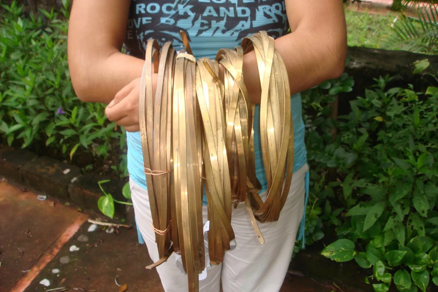 Bronze Ring Stock 2.3mm x 0.7mm Shank Heavy Plain Metal Wire - Rings Bracelets Pendants Metalwork