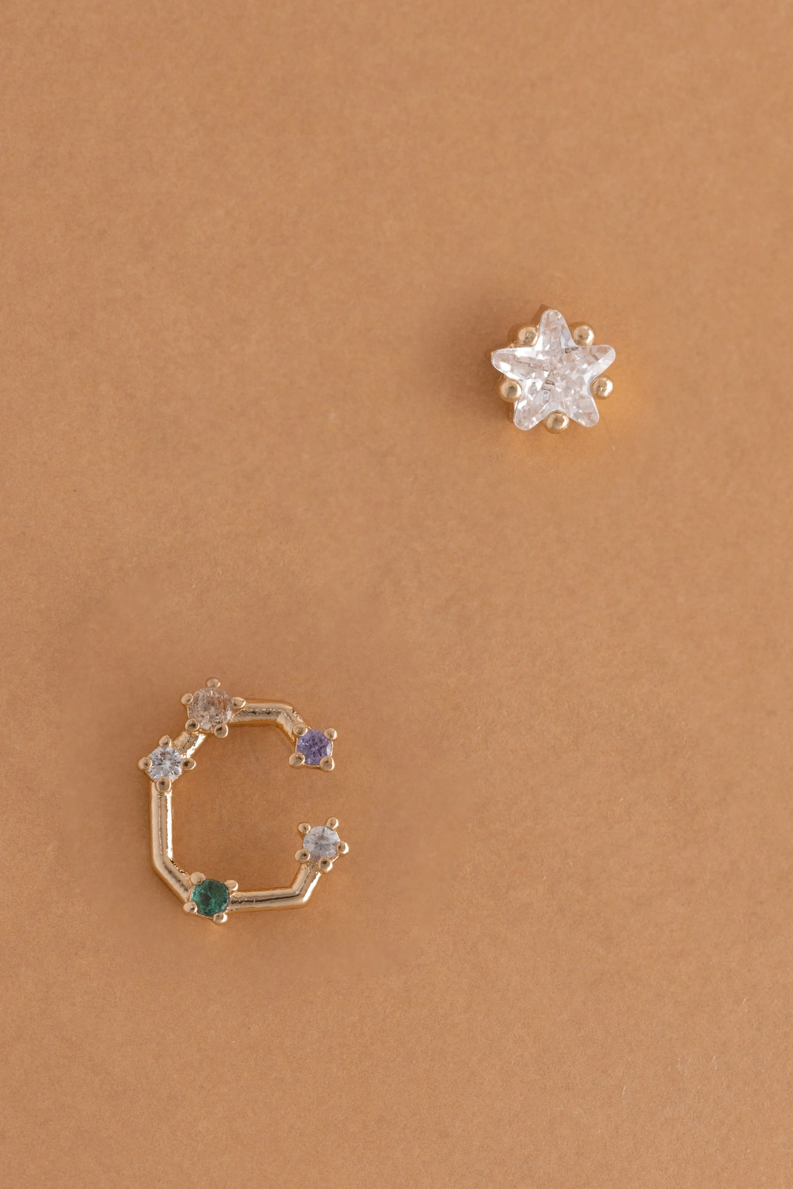 C Constellation Earrings