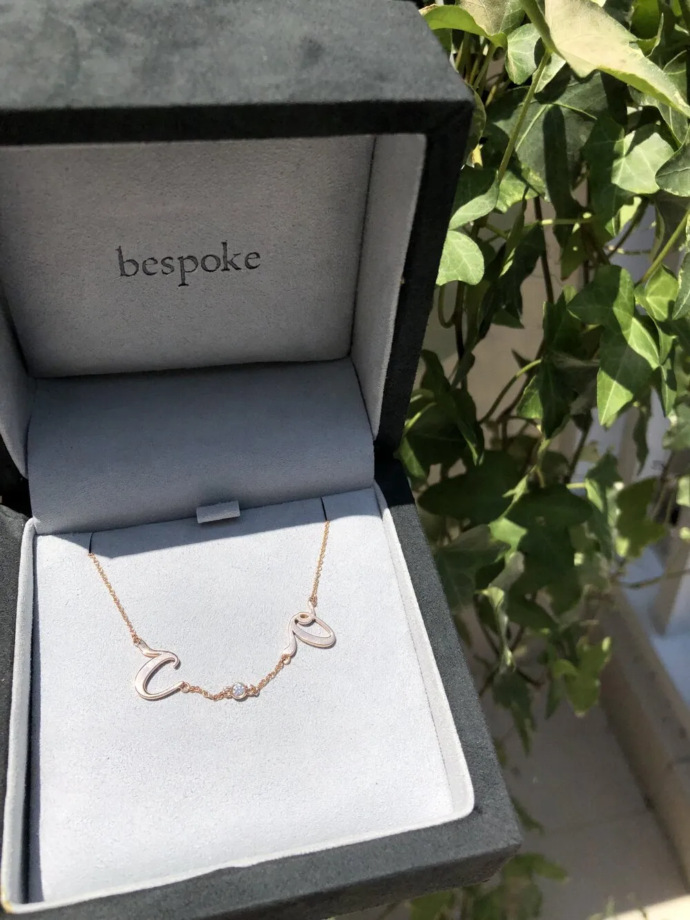 Calligraphy Letter Bracelet