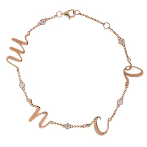 Calligraphy Letter Bracelet