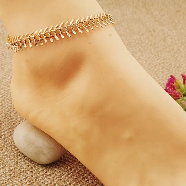 Chain Link Tribal Anklet