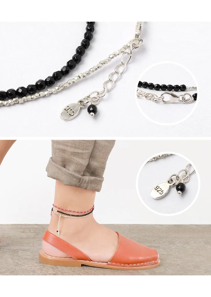 CHALISA T.. / Onyx W-Wrap Anklet