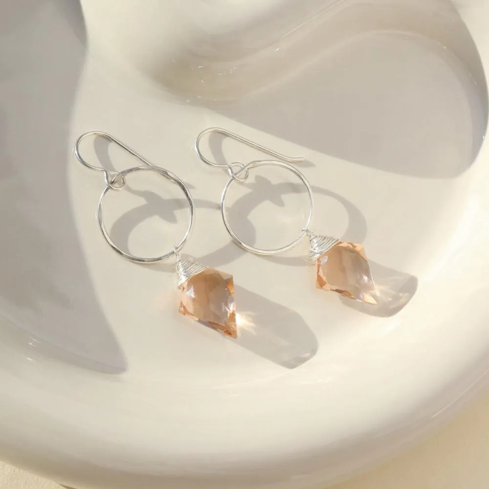 Champagne Quartz Drops