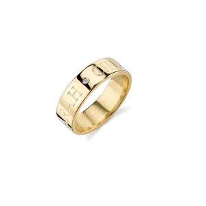CIELA DIAMOND-DUO NAME RING BAND