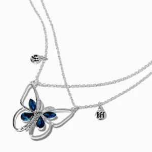 Claire's Best Friends Split Butterfly Pendant Necklace Set | 2 Pack | Turquoise