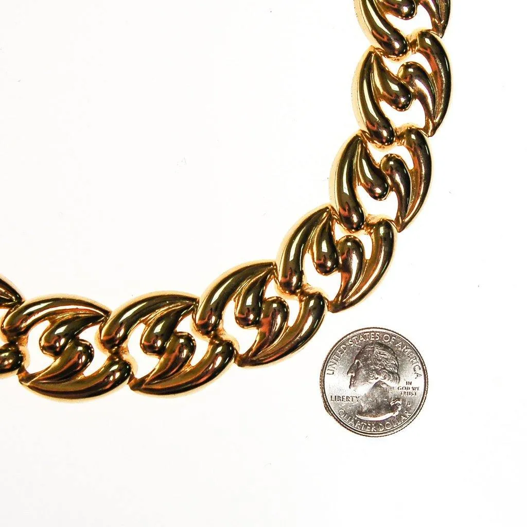 Classic Gold Link Chain Necklace