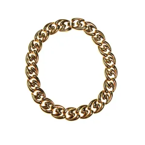 Classic Gold Link Chain Necklace