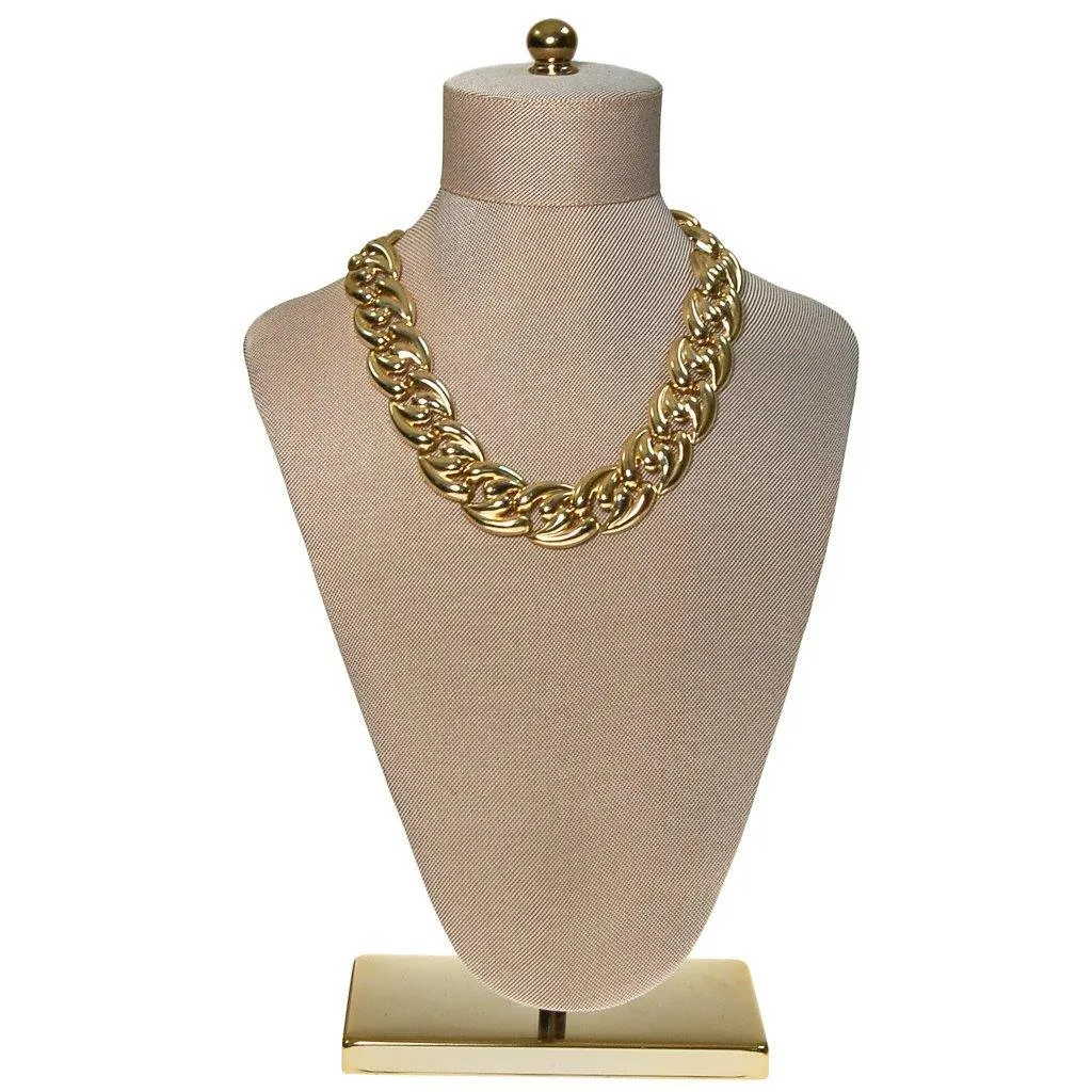 Classic Gold Link Chain Necklace