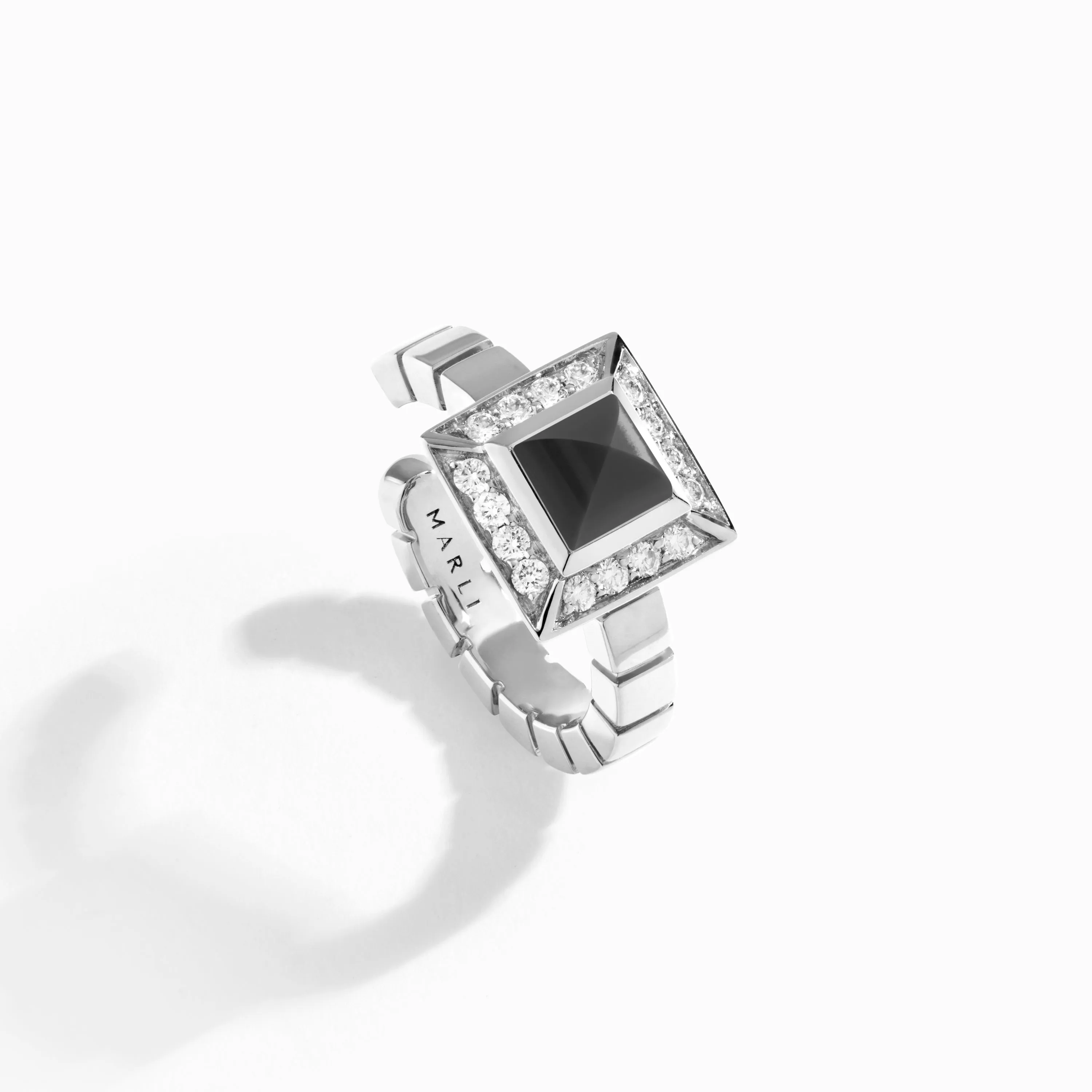 Cleo Lotus Pavé Ear Cuff (Single L)
