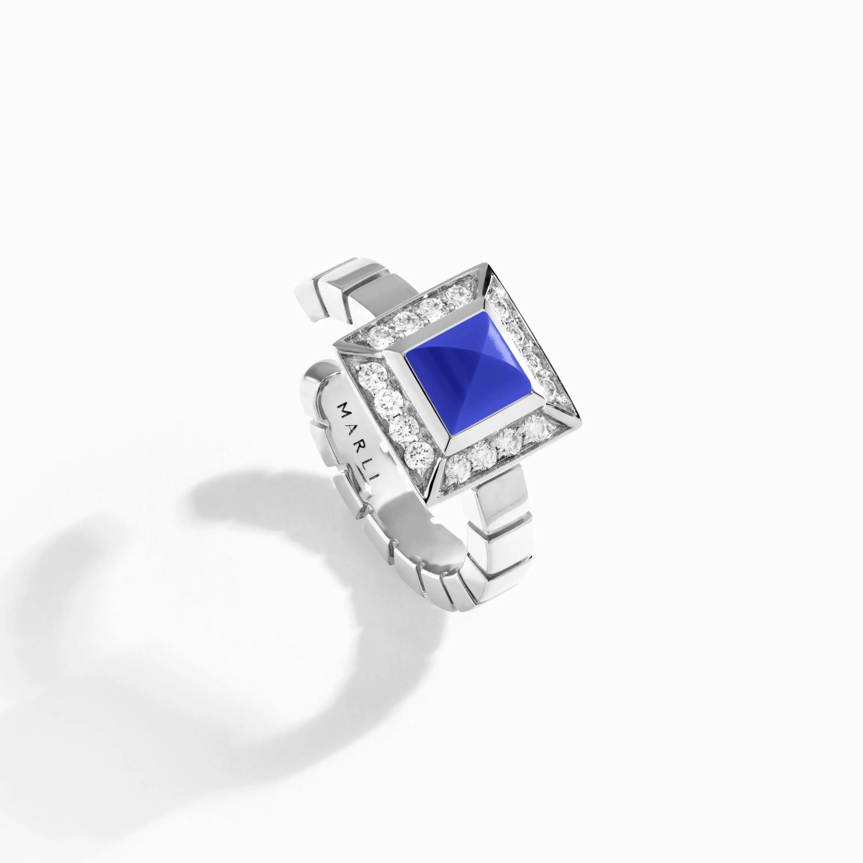Cleo Lotus Pavé Ear Cuff (Single L)