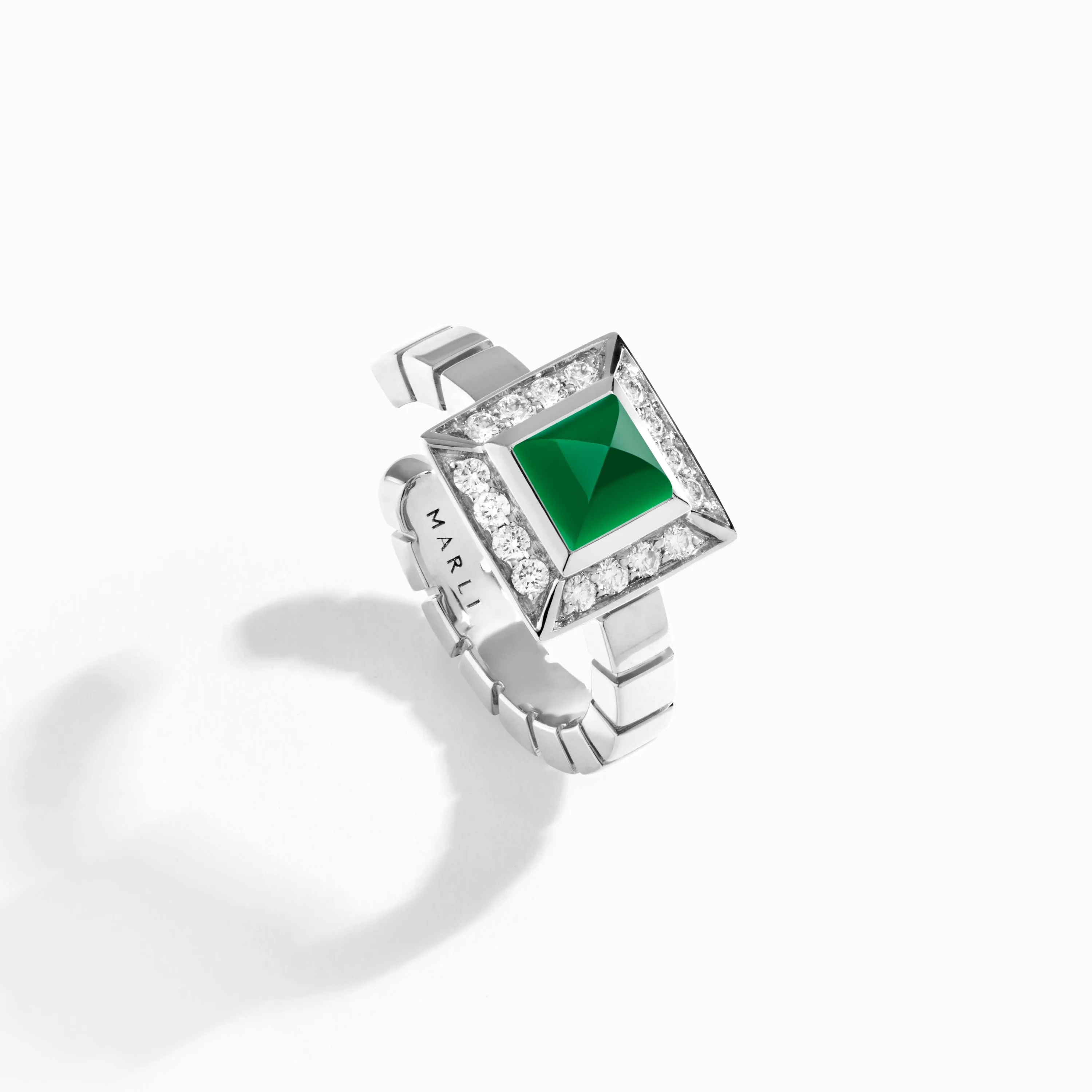 Cleo Lotus Pavé Ear Cuff (Single L)