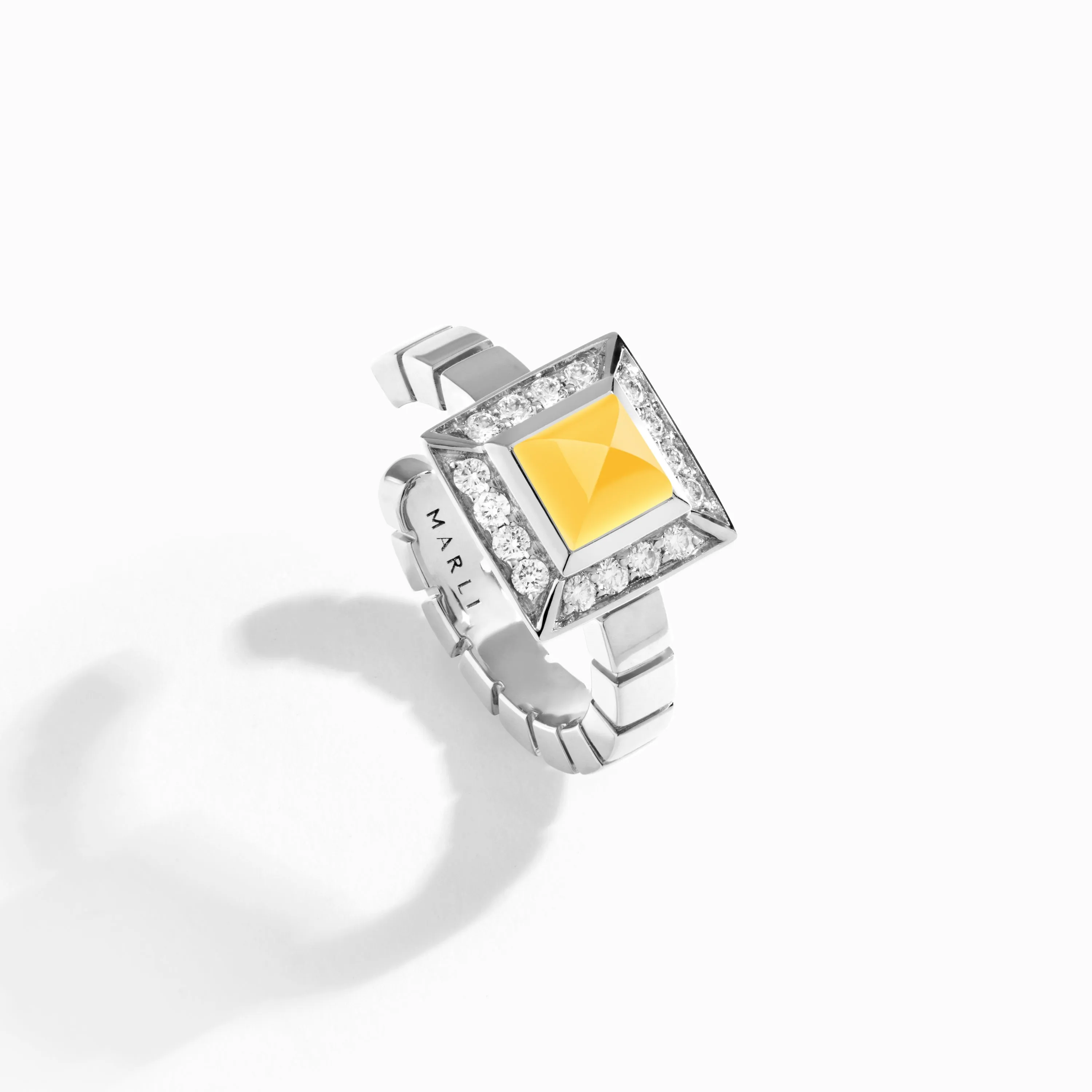 Cleo Lotus Pavé Ear Cuff (Single L)