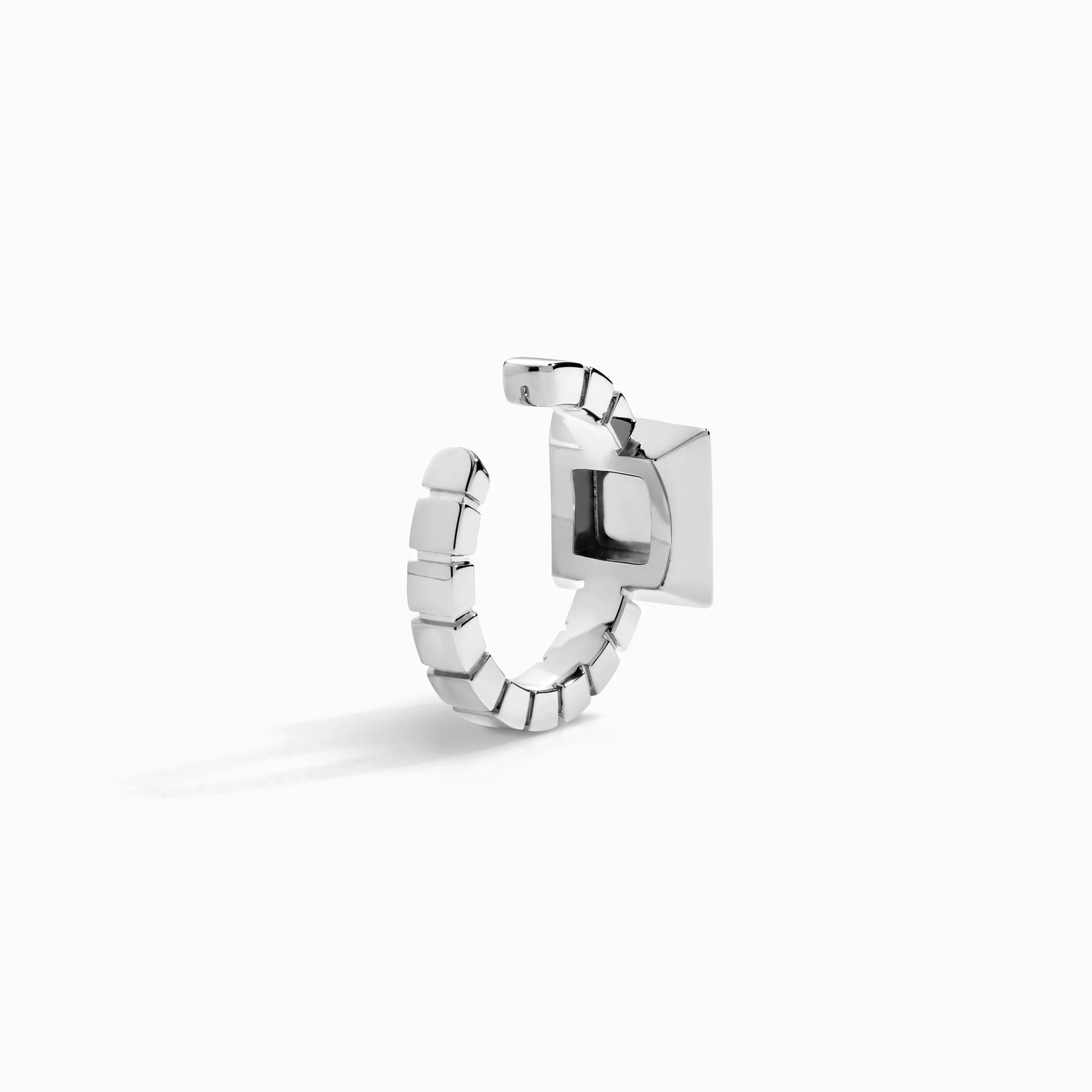 Cleo Lotus Pavé Ear Cuff (Single L)