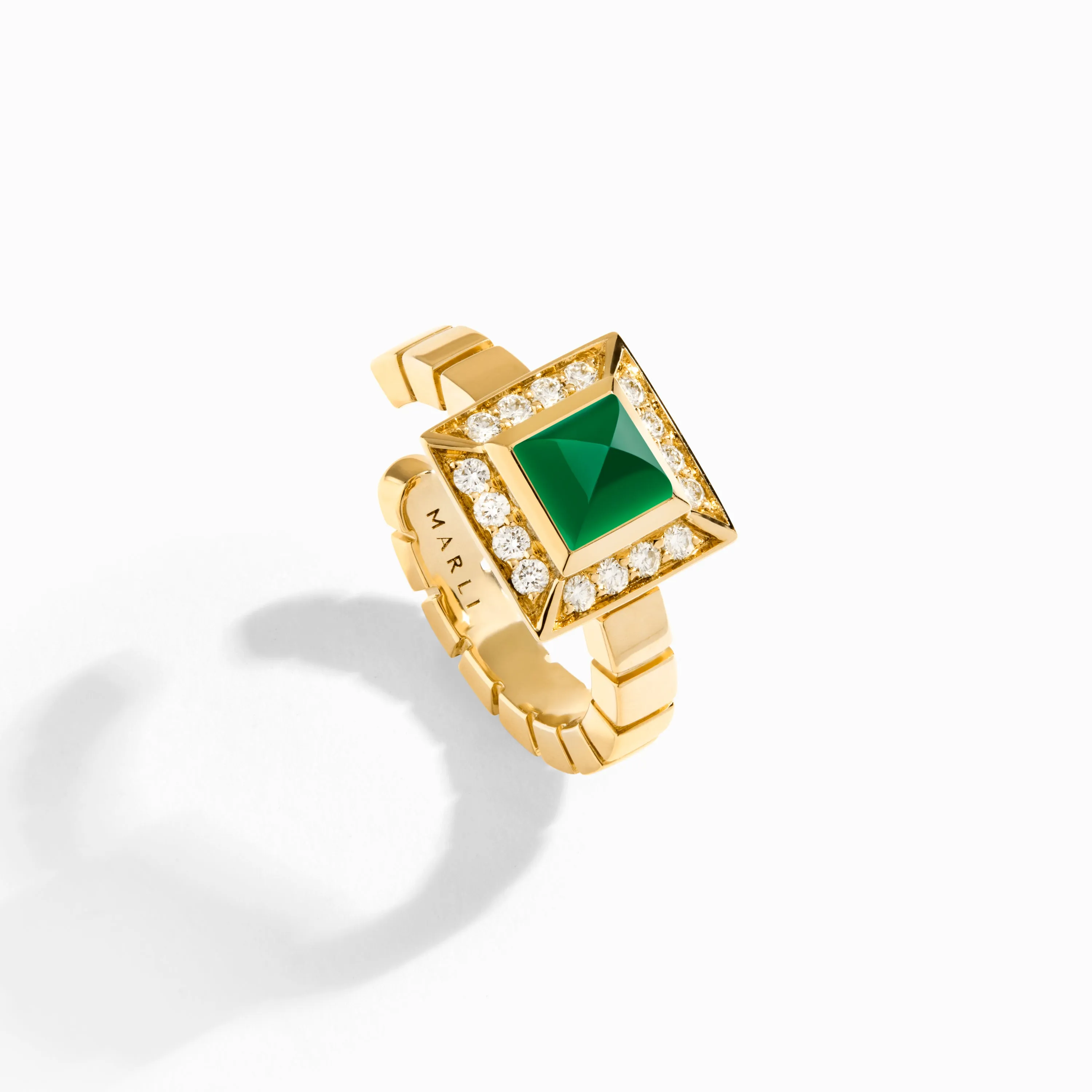 Cleo Lotus Pavé Ear Cuff (Single R)