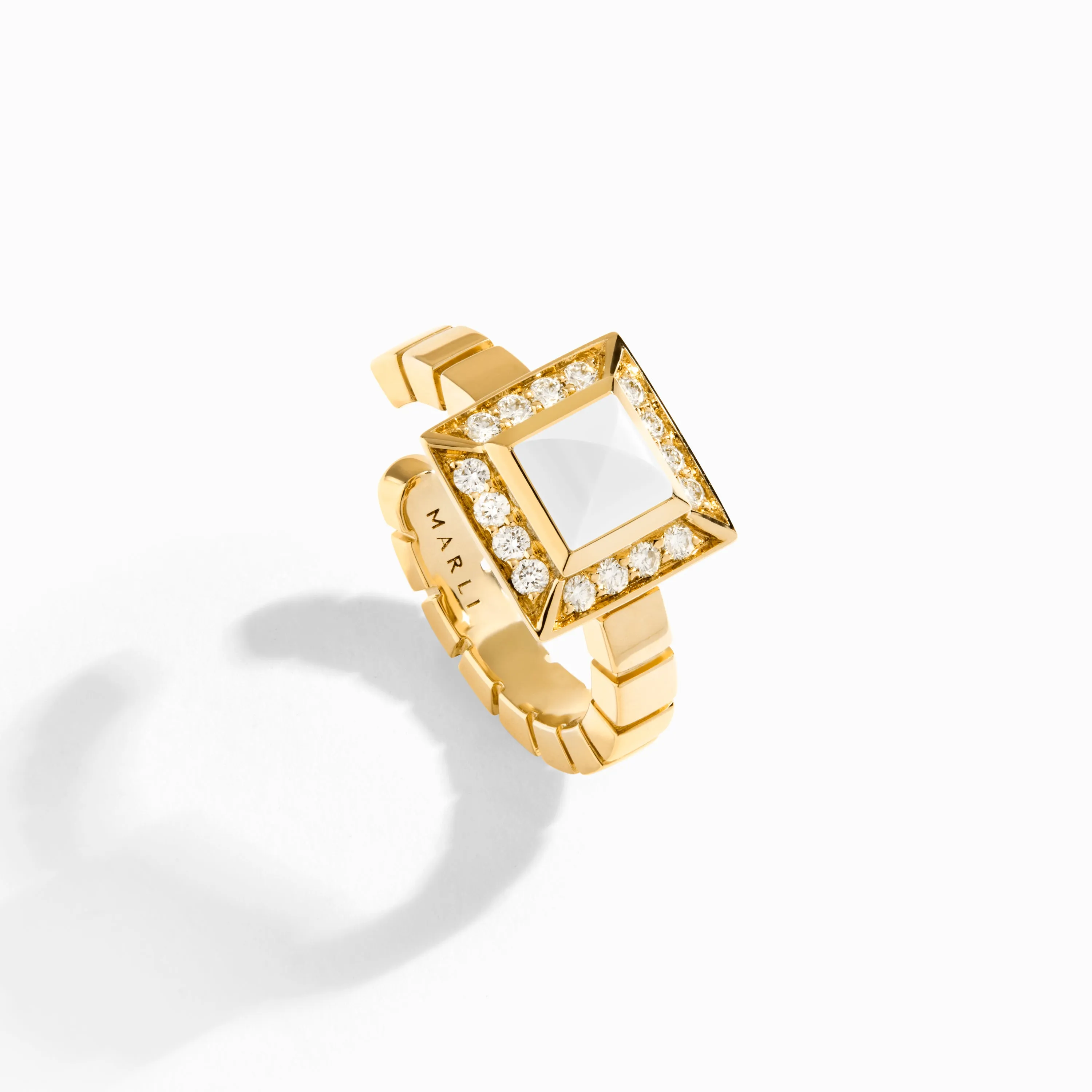 Cleo Lotus Pavé Ear Cuff (Single R)