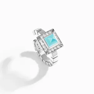 Cleo Lotus Pavé Ear Cuff (Single R)