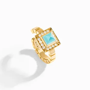 Cleo Lotus Pavé Ear Cuff (Single R)