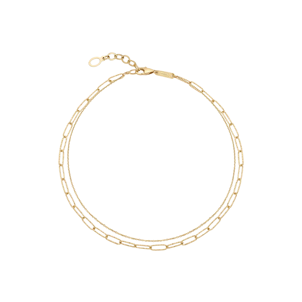 Clip Combi Double Chain Anklet FMSM4017